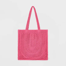 Load image into Gallery viewer, Crochet Tote Handbag
