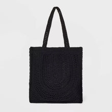 Load image into Gallery viewer, Crochet Tote Handbag
