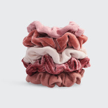 Load image into Gallery viewer, Velvet Scrunchies - Blush/Mauve
