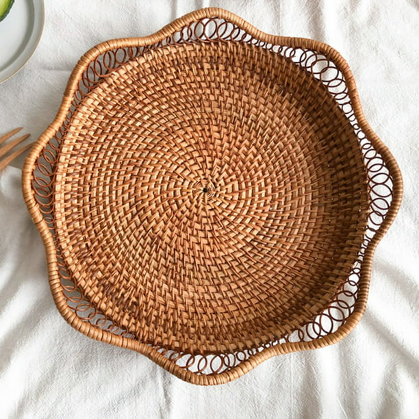 Rattan Round Fruit Basket