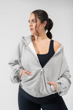 Load image into Gallery viewer, Zip Cloud Hoodie - Heather Grey
