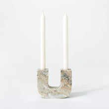 Load image into Gallery viewer, Marble Taper Candle Holder
