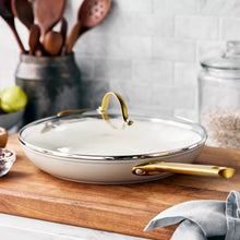 Load image into Gallery viewer, GreenPan Reserve 12&quot; Frypan with Helper Handle &amp; Lid - Taupe
