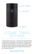 Load image into Gallery viewer, Leisure Travel Diffuser
